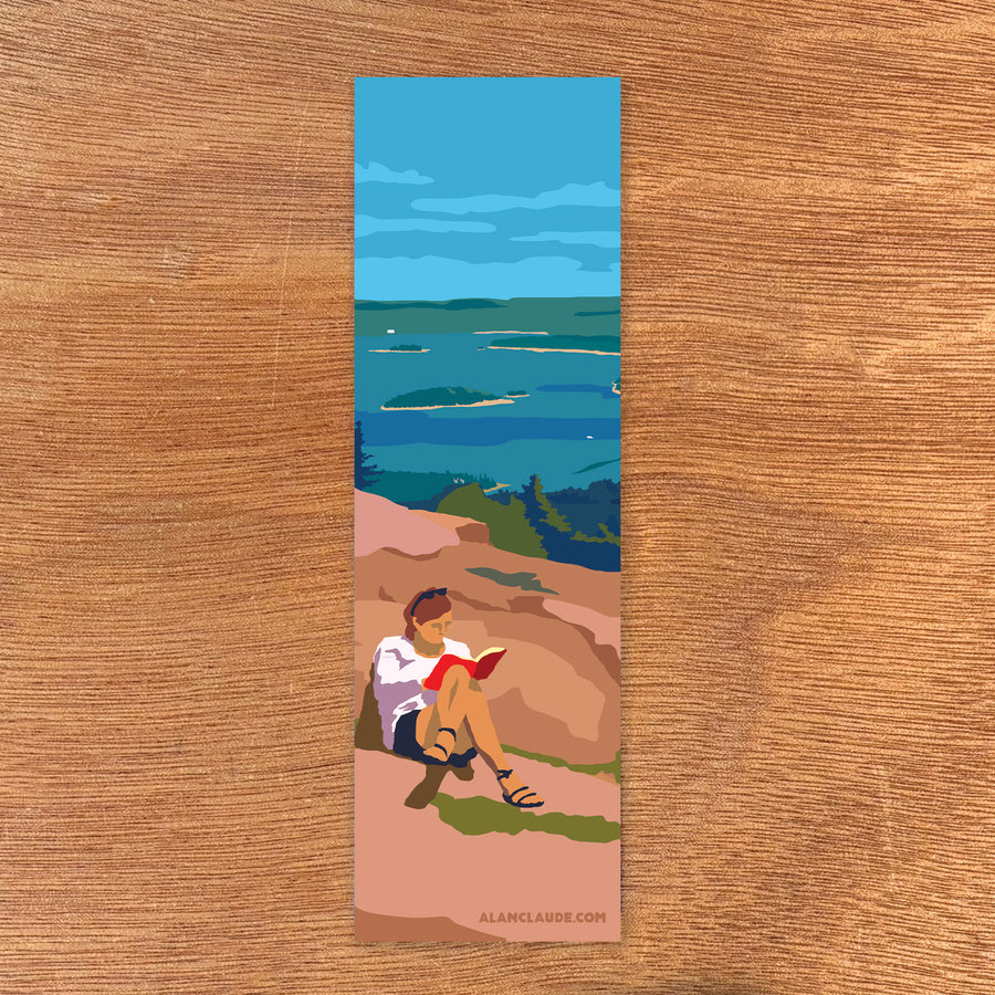 Good Book In Acadia National Park Bookmark - Maine (Bundle of 25)