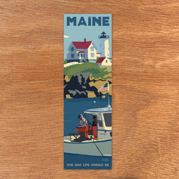 Lobstering at the Nubble Bookmark - Maine (Bundle of 25)