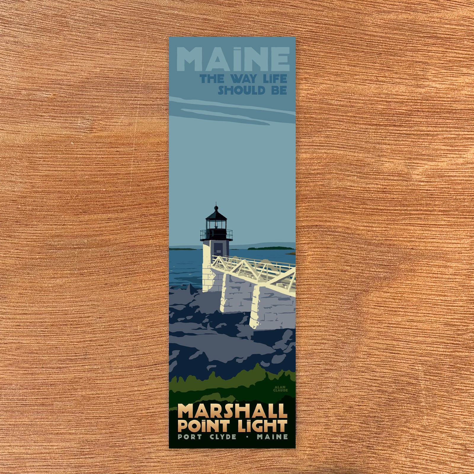 Marshall Point Light Bookmark - Maine (Bundle of 25)