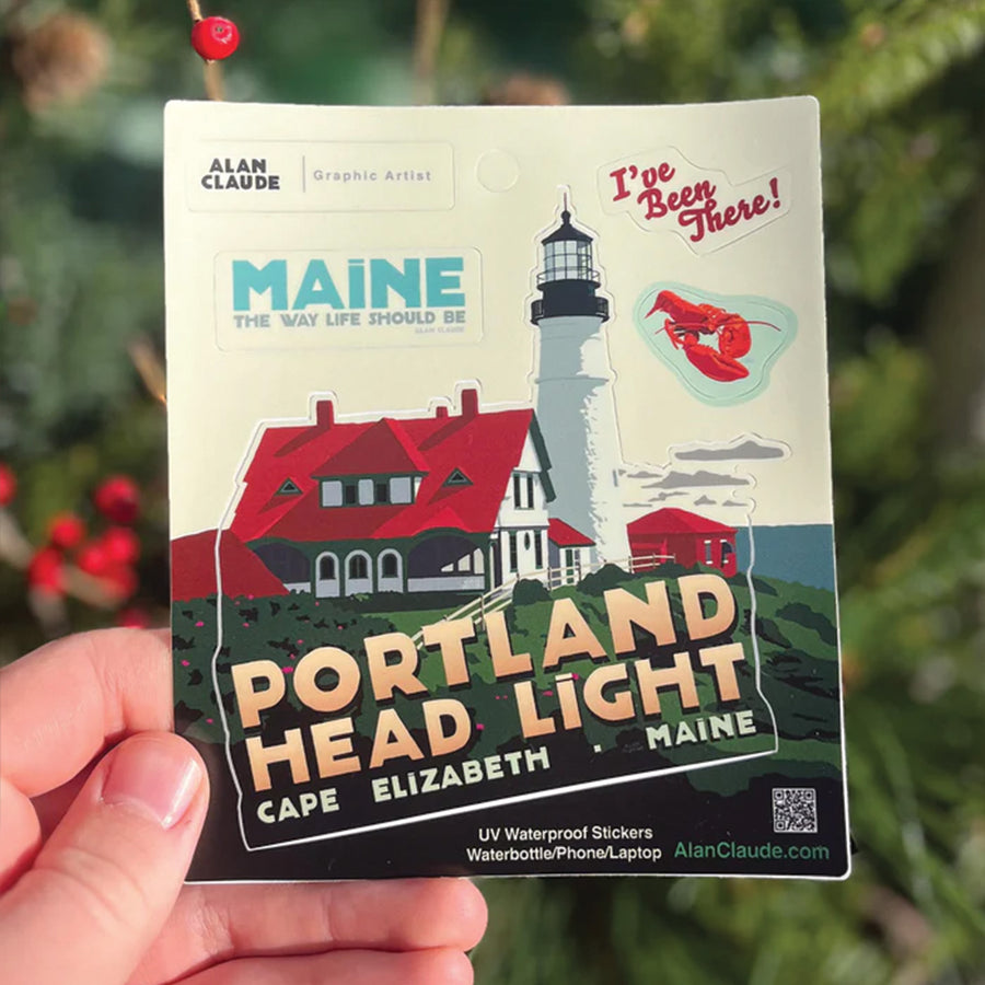 Portland Head Light Sticker - Small