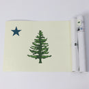 1901 Maine Flag Art Print 18" x 24" Horizontal Wall Poster - Maine