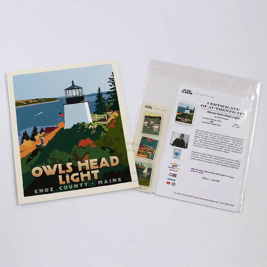 Owls Head Light Art Print