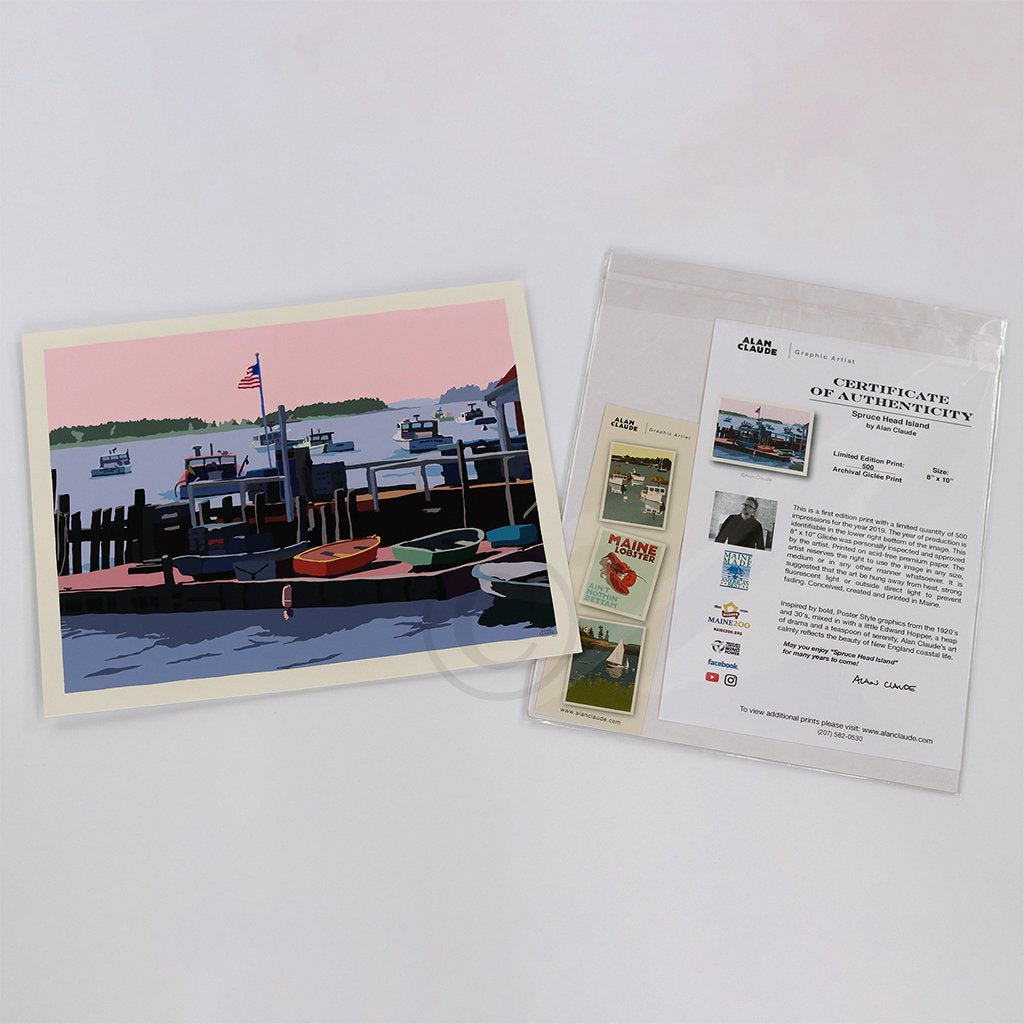 Spruce Head Island Art Print