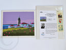 Sunrise at Beavertail Light Art Print 8" x 10" Wall Poster - Rhode Island