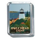 Above Owls Head 2" x 2 3/4" Acrylic Magnet - Maine