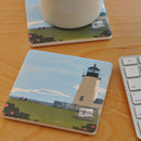Pemaquid Hikers Art Drink Coaster - Maine SOLD OUT