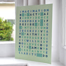 Cross Path Green Art Print 8" x 10" Wall Poster