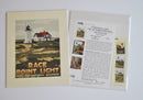 Race Point Light Art Print 8" x 10" Travel Poster - Massachusetts