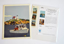 Lobstering at the Nubble Art Print 8" x 10" Wall Poster - Maine