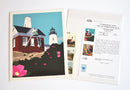 Pemaquid Point Light Bell Art Print 8" x 10" Wall Poster - Maine