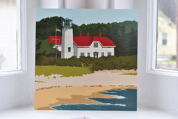 Chatham Light Art Print 8" x 8" Square
