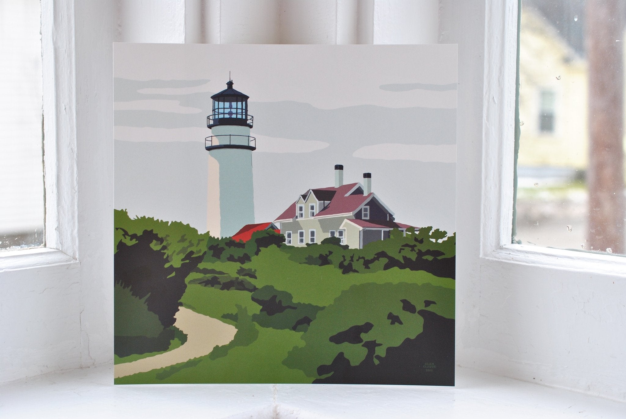 Highland Light Art Print 8" x 8" Square