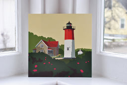 Nauset Light Art Print 8" x 8" Square