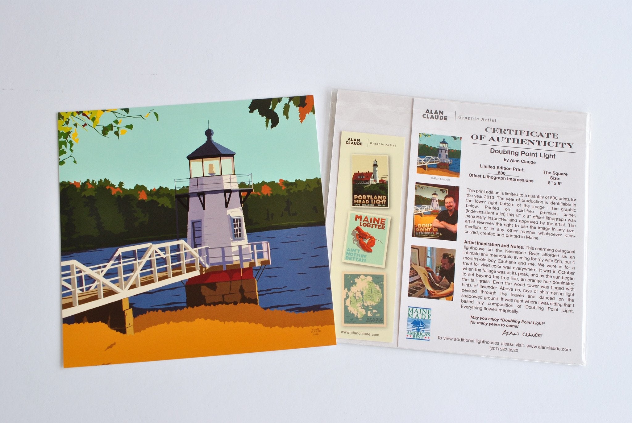 Doubling Point Light Art Print 8" x 8" Square