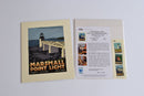Marshall Point Light Art Print 8" x 10" Travel Poster - Maine