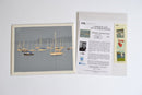 Sailboats in Rockland Harbor Art Print 8" x 10" Wall Poster - Maine