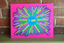 I AM Youth Mindfulness Art Print - Neon Pink 8" x 10" Wall Poster