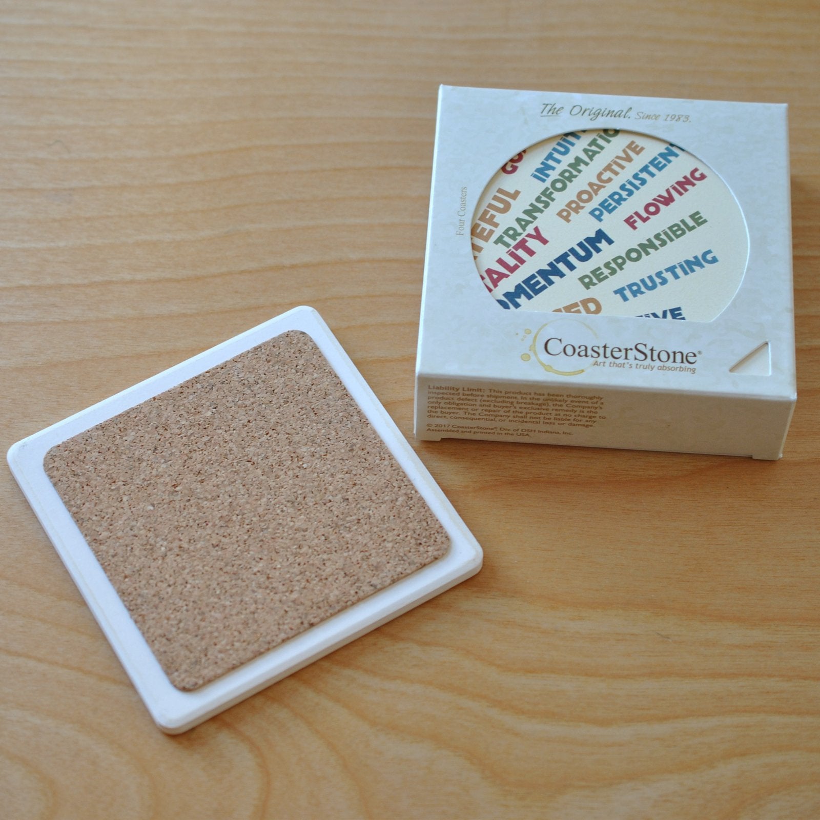 I AM BALANCE Drink Coasters Set