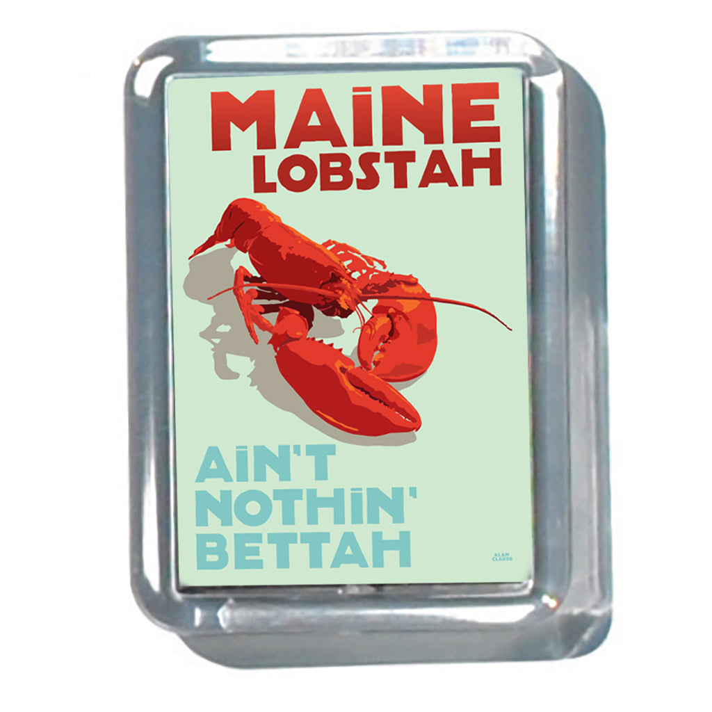 Maine lobster 2" x 2 3/4" Acrylic Magnet - Maine
