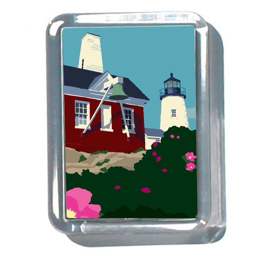 Pemaquid Bell 2" x 2 3/4" Acrylic Magnet - Maine
