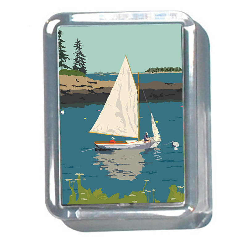 Sailing Long Cove 2" x 2 3/4" Acrylic Magnet