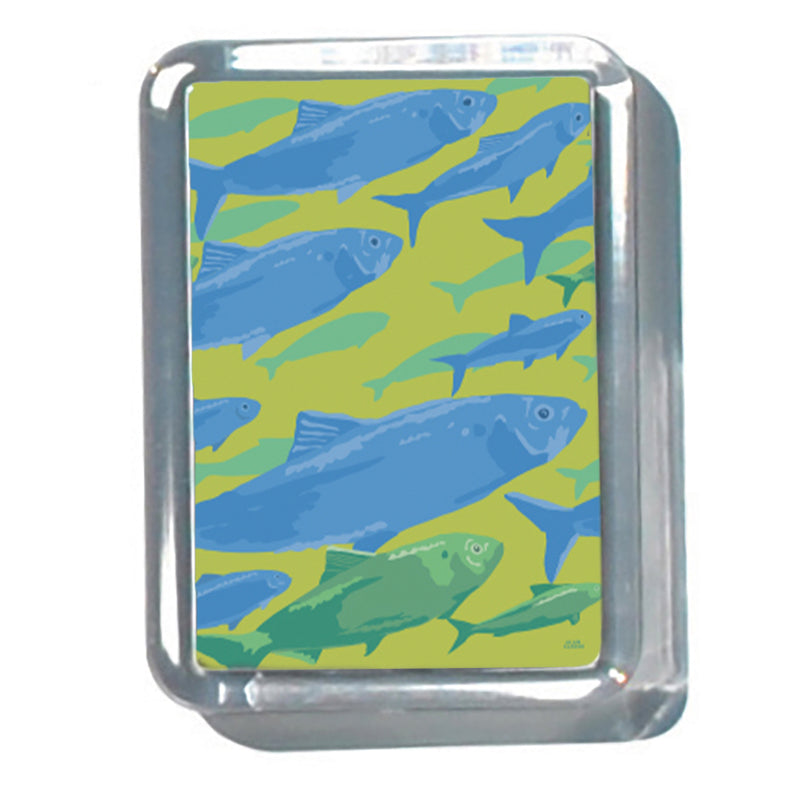 Alewives On The Move 2" x 2 3/4" Acrylic Magnet - Maine