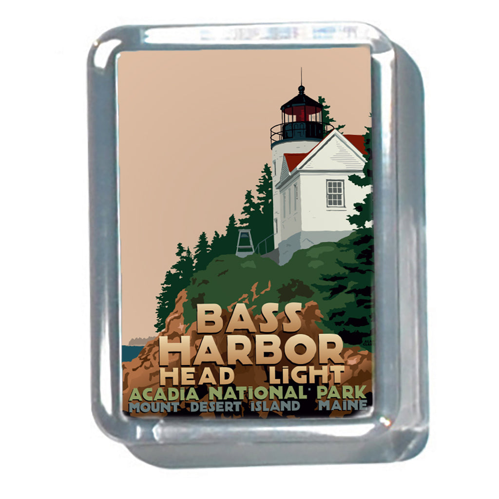 Bass Harbor Head Light 2" x 2 3/4" Acrylic Magnet - Maine