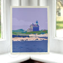 Block Island North Light Art Print 8" x 10" Wall Poster - Rhode Island