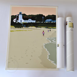 Chatham Lighthouse Kids Art Print 18" x 24" Wall Poster - Massachusetts