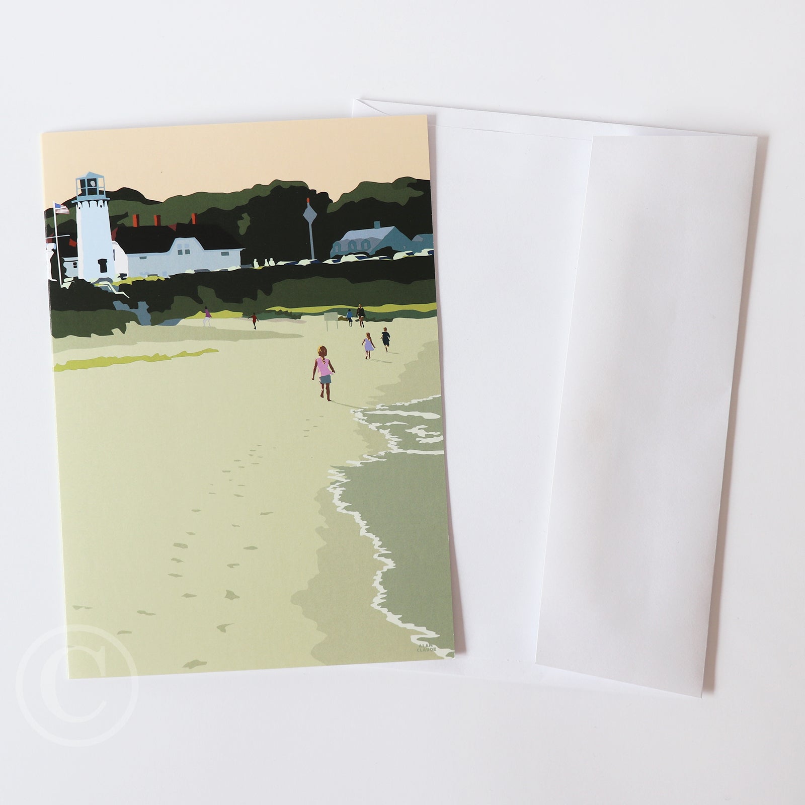 Chatham Lighthouse Kids Notecard 5" x 7"  - Massachusetts