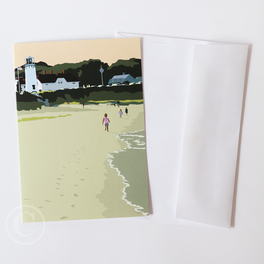 Chatham Lighthouse Kids Notecard 5" x 7"  - Massachusetts