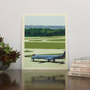 Jetport Art Print 8" x 10" Wall Poster By Alan Claude - Maine