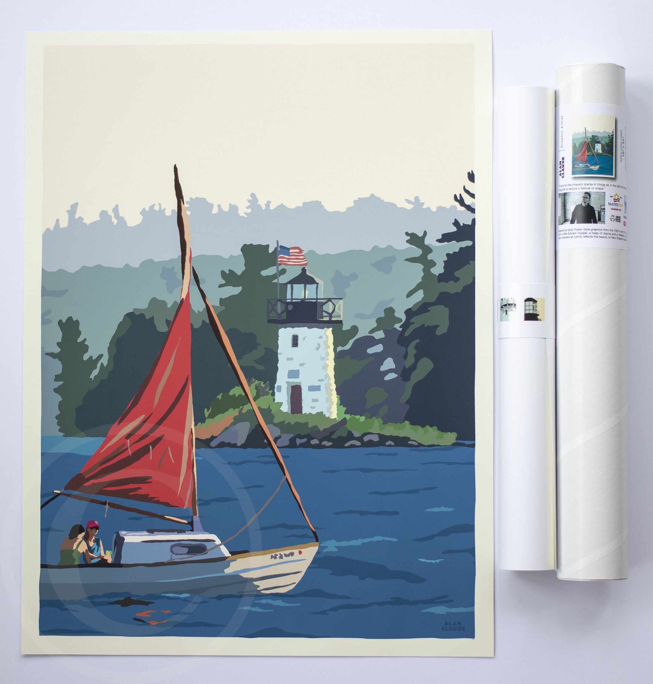 Sailing Ladies Delight Art Print 18" x 24" Wall Poster