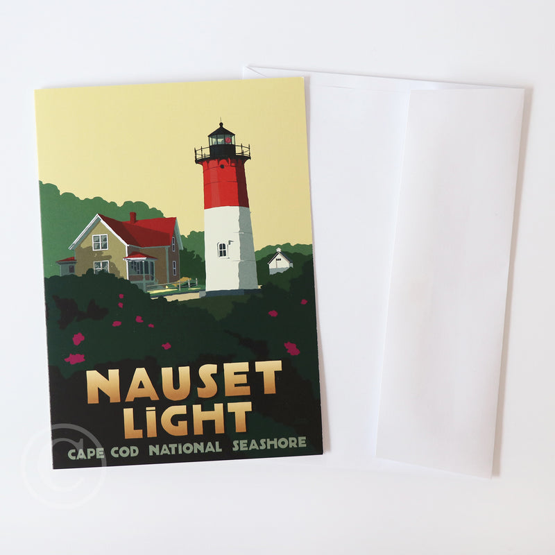 Nauset Light Notecard 5" x 7"  - Massachusetts