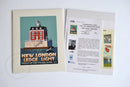 New London Ledge Light Art Print 8" x 10" Travel Poster - Connecticut