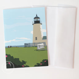 Pemaquid Hikers Notecard 5" x 7"  - Maine