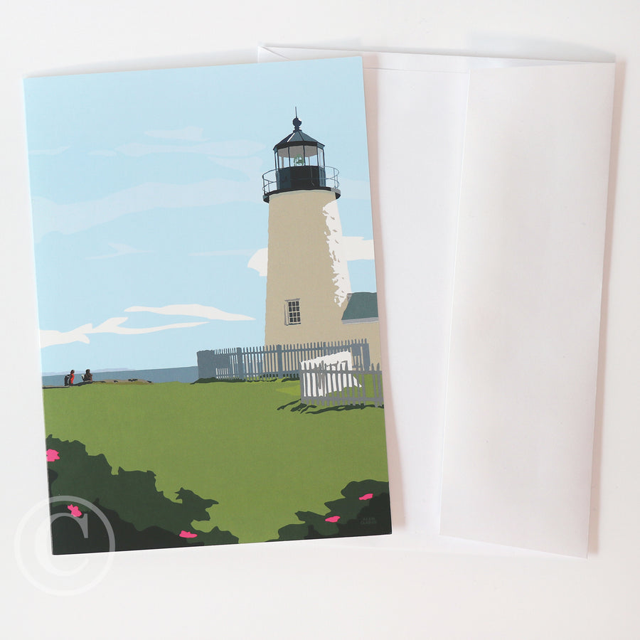 Pemaquid Hikers Notecard 5" x 7"  - Maine