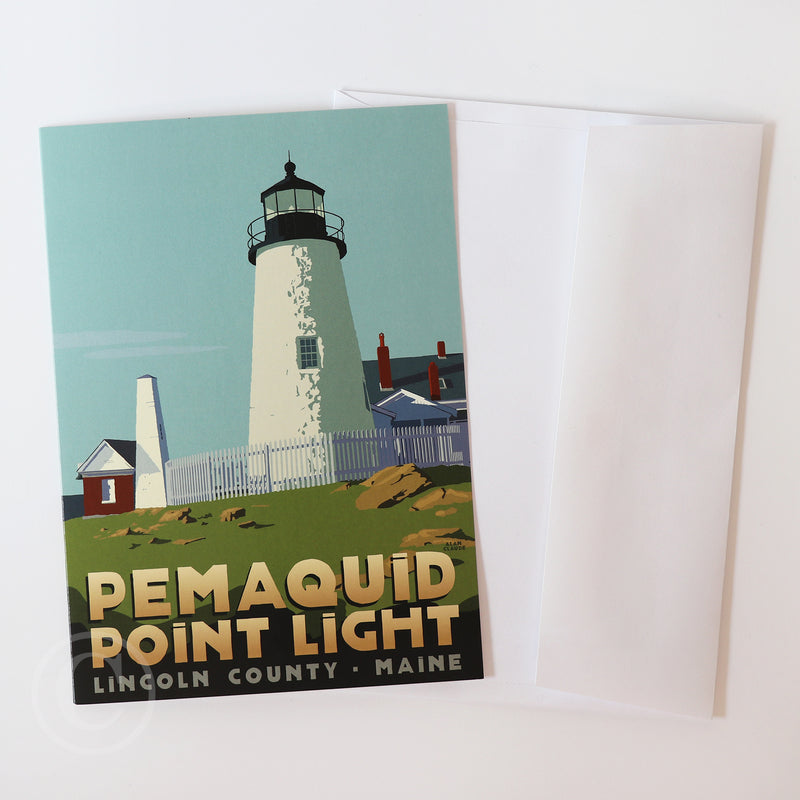 Pemaquid Point Light Notecard 5" x 7"  - Maine