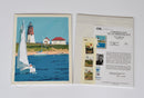 Point Judith Light Art Print 8" x 10" Wall Poster - Rhode Island