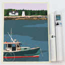 Silent Night in Prospect Harbor Art Print 18" x 24" Wall Poster - Maine