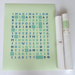 Cross Path Green Art Print 18" x 24" Wall Poster