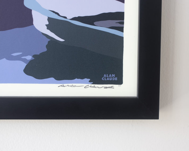 Spruce Head Island Art Print 18" x 24" Framed Wall Poster - Maine