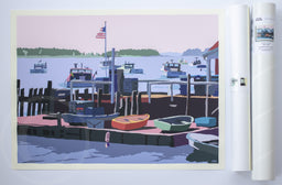 Spruce Head Island Art Print 18" x 24" Wall Poster - Maine