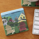 Stonington Harbor Art Drink Coaster