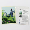 A Summer's Day on Burnt Island Art Print 8" x 10" Wall Poster By Alan Claude