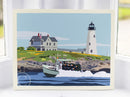 Wood Island Light Art Print 8" x 10" Wall Poster